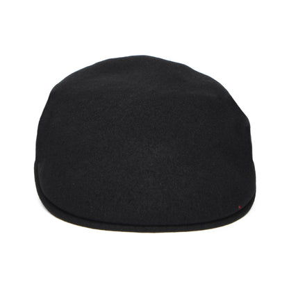 Gorra plana 504 de lana de Kangol - Negro-Dorado