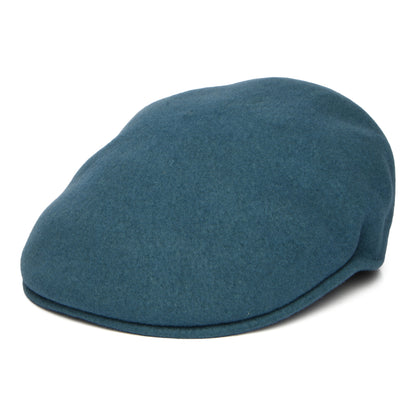 Gorra plana 504 de lana de Kangol - Verde Azulado
