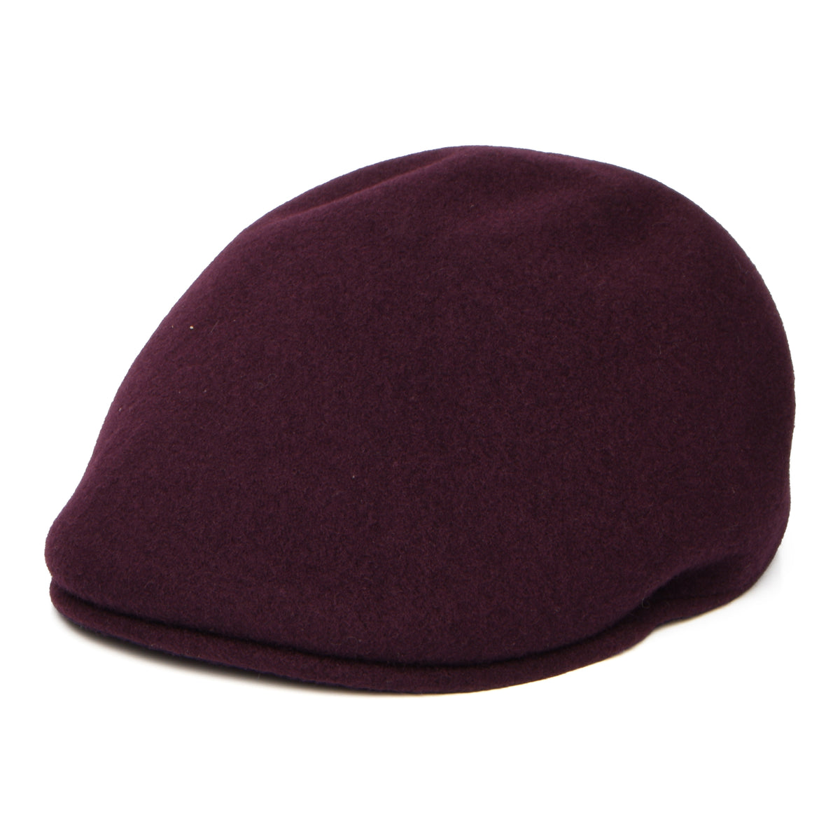 Gorra plana Seamless Wool 507 de Kangol - Vino Oscuro