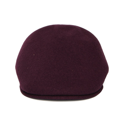 Gorra plana Seamless Wool 507 de Kangol - Vino Oscuro
