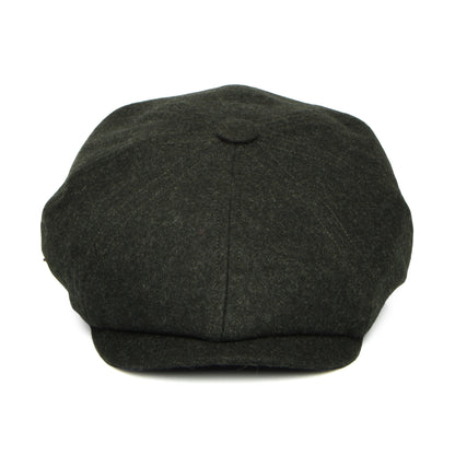 Gorra Newsboy redonda Brooklyn de loden wool de Christys - Verde Musgo