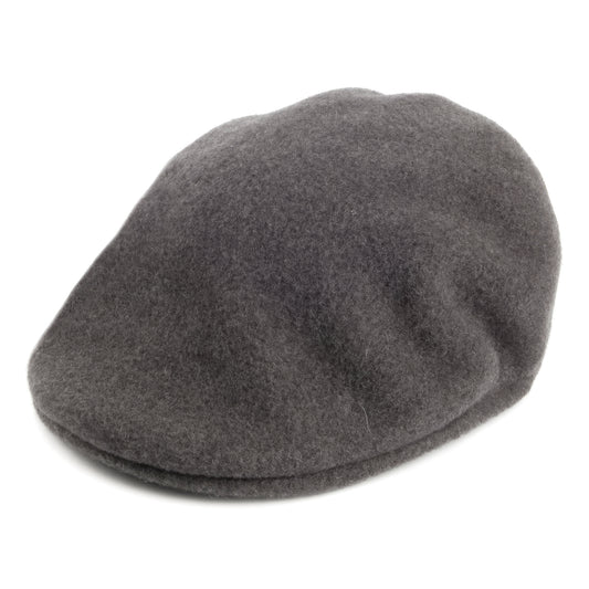 Gorra plana 504 de lana de Kangol - Franela Oscura