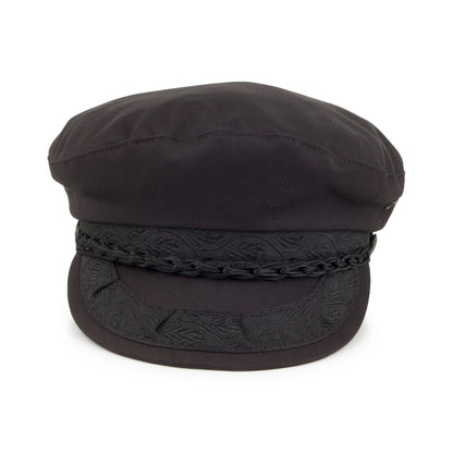 Gorra marinera griega de algodón de Jaxon & James - Negro