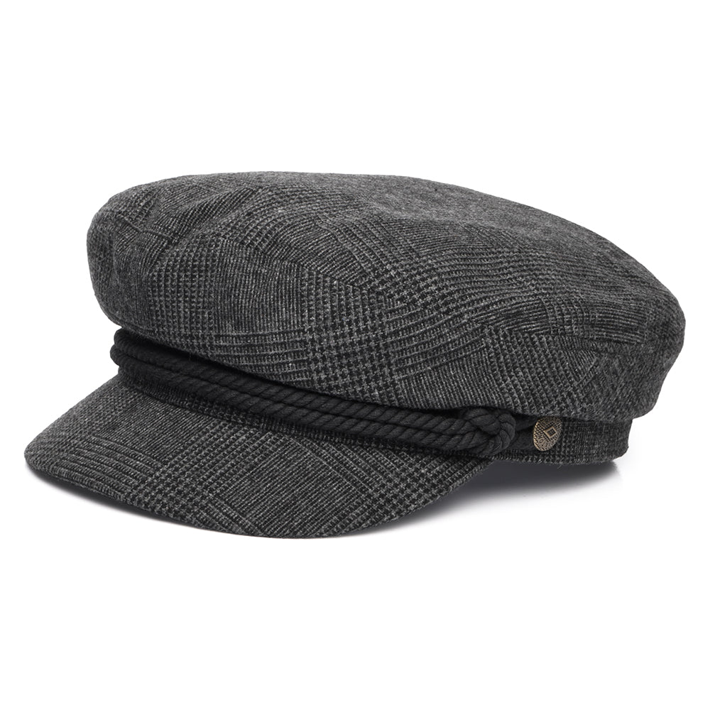 Gorra marinera Príncipe de Gales de Brixton - Gris Oscuro