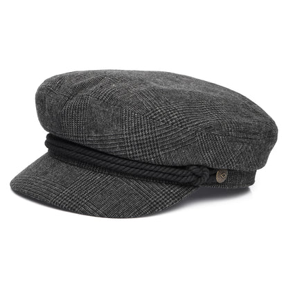Gorra marinera Príncipe de Gales de Brixton - Gris Oscuro