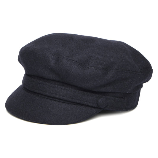 Gorra marinera Breton de Melton Italiano de Failsworth - Azul Marino