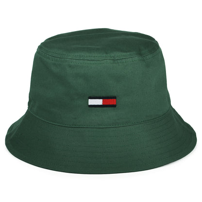 Sombrero de pescador TJM Flag de algodón orgánico de Tommy Hilfiger - Salvia