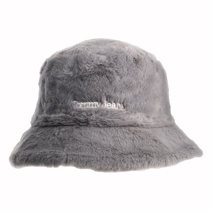 Sombrero de pescador TJW Fuzzy reversible de piel sintética de Tommy Hilfiger - Crudo