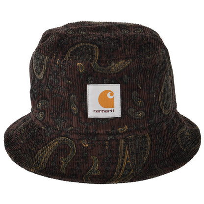 Sombrero de pescador de pana estampado cachemira de Carhartt WIP - Burdeos-Multi