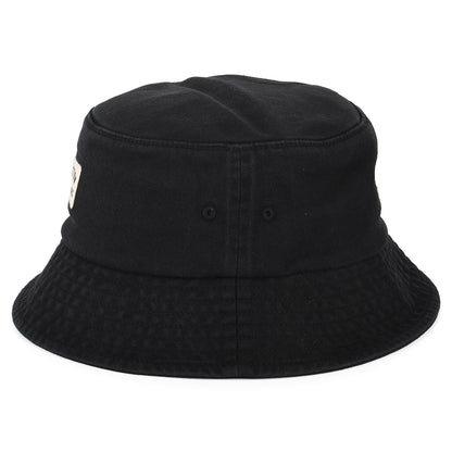 Sombrero de pescador Woodburn efecto lavado plegable de Brixton - Negro