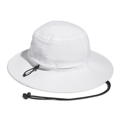 Sombrero Boonie Golf Crest reciclado de Adidas - Blanco