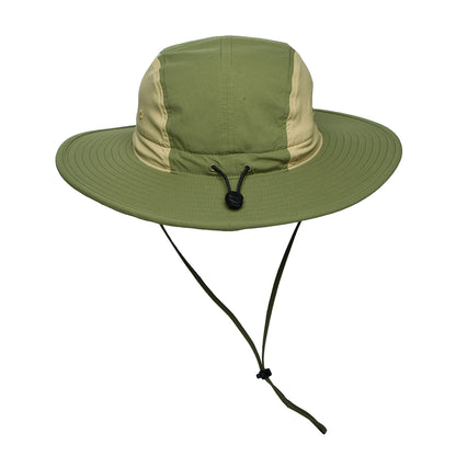Sombrero Boonie Quandary Brimmer reciclado de Patagonia - Verde Oliva-Marrón Claro