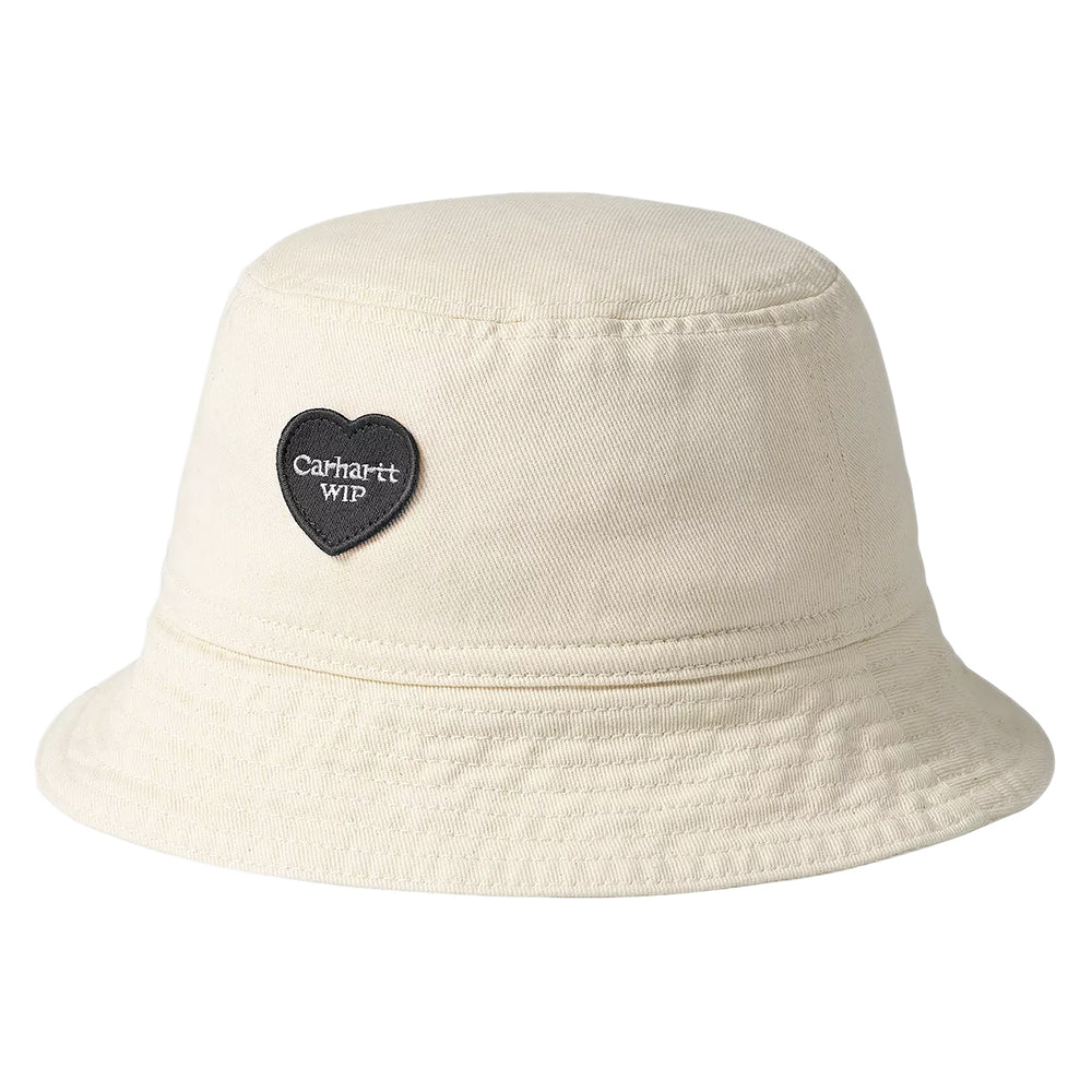 Sombrero de pescador Drewe de sarga de algodón con un corazón de Carhartt WIP - Natural