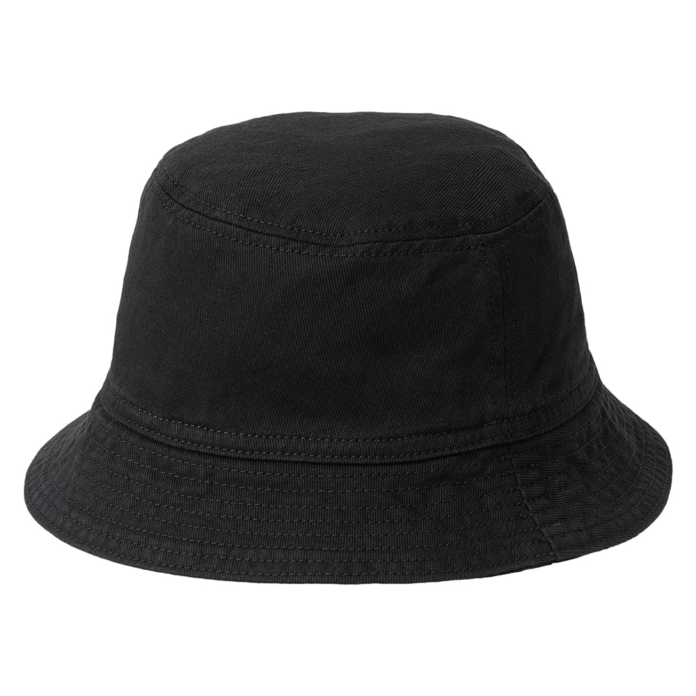 Sombrero de pescador Drewe de sarga de algodón con un corazón de Carhartt WIP - Negro Lavado