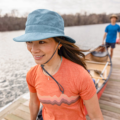 Sombrero de pescador Solar reciclado Repelente al agua de Sunday Afternoons - Azul