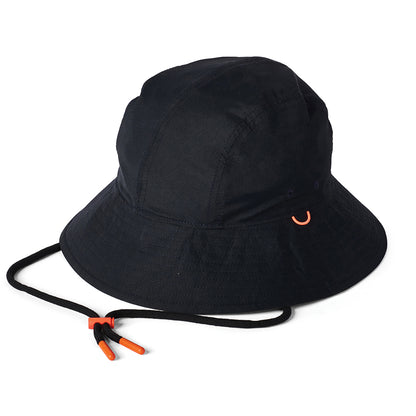Sombrero de pescador Glasto reversible de Failsworth - Negro-Oliva