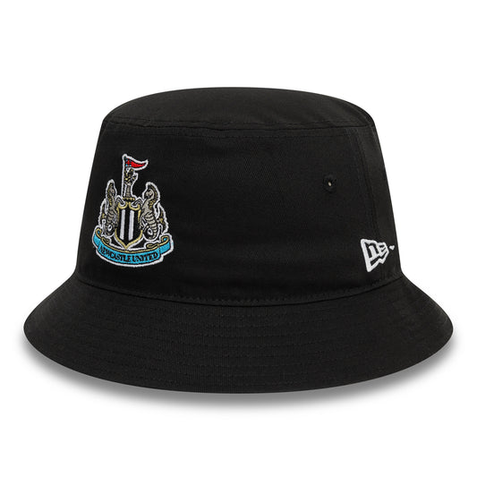 Sombrero de pescador Core Newcastle United FC de algodón de New Era - Negro