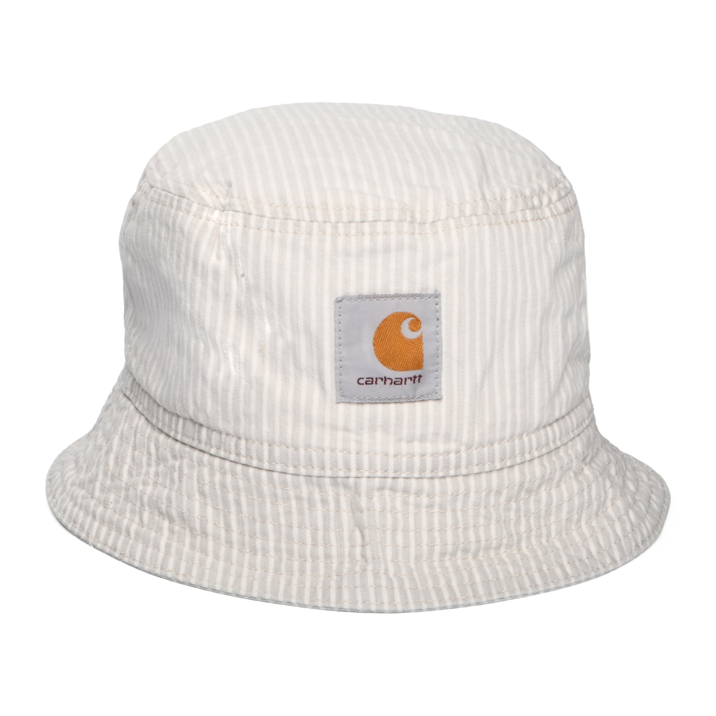 Sombrero de pescador Mercer con franjas de Carhartt WIP - Blanco Roto-Gris