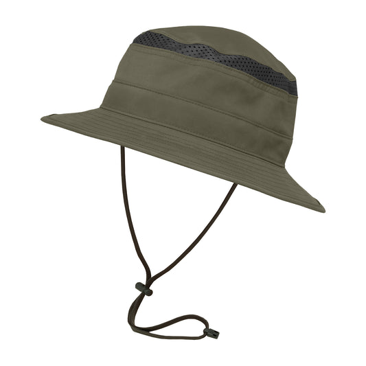 Sombrero de pescador Solar reciclado Repelente al agua de Sunday Afternoons - Gris Topo