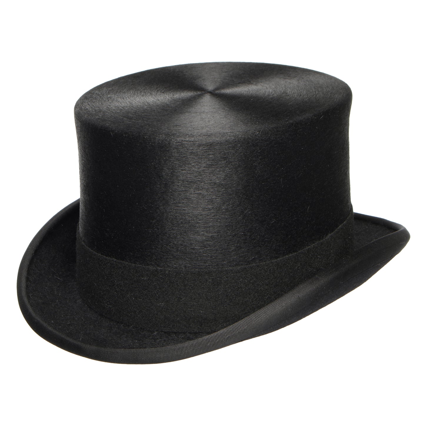 Sombrero de copa Melusine de fieltro de piel de Denton - Negro