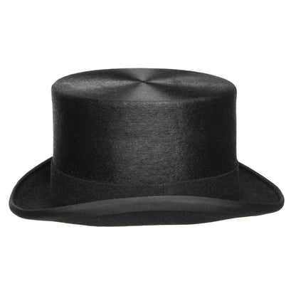 Sombrero de copa Melusine de fieltro de piel de Denton - Negro