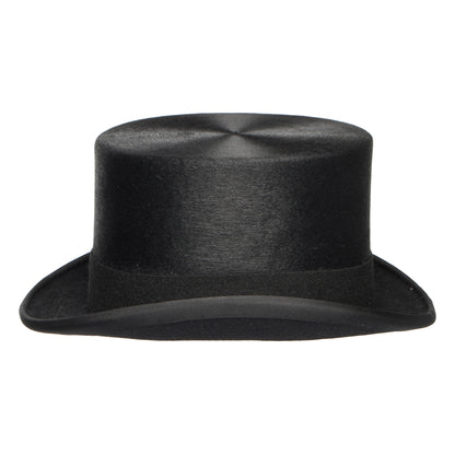 Sombrero de copa Melusine de fieltro de piel de Denton - Negro