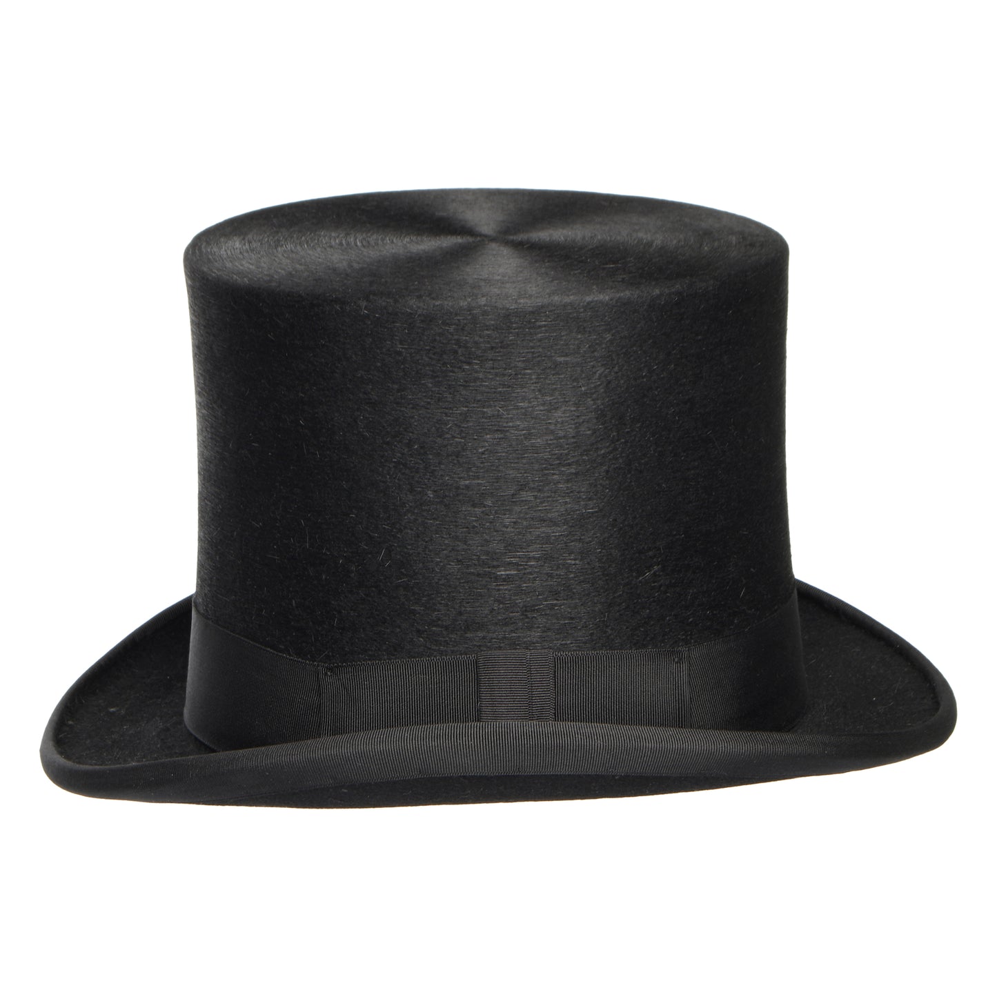 Sombrero de copa Melusine Alto de fieltro de piel de Denton - Negro