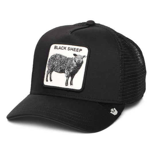 Gorra Trucker Black Sheep de Goorin - Negro