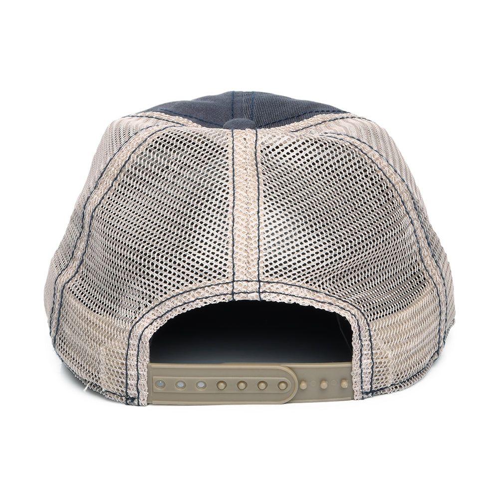 Gorra Trucker de algodón de Dorfman Pacific - Azul Marino