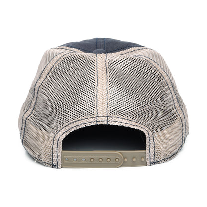 Gorra Trucker de algodón de Dorfman Pacific - Azul Marino