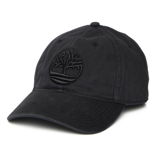 Gorra de béisbol Soundview de lona de algodón de Timberland - Negro