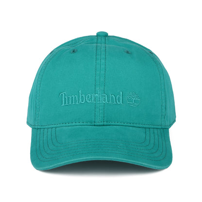 Gorra de béisbol Cooper Hill de lona de algodón de Timberland - Verde Azulado