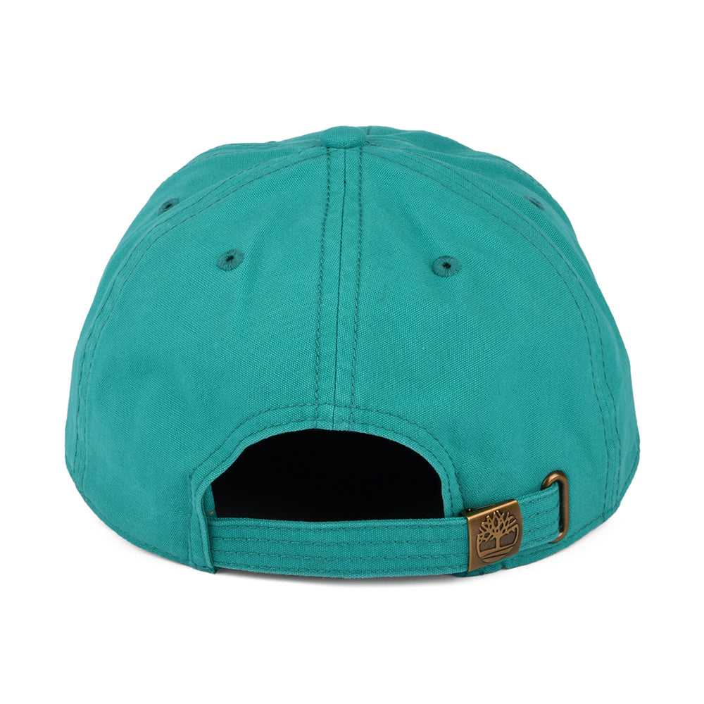 Gorra de béisbol Cooper Hill de algodón de Timberland - Verde Azulado