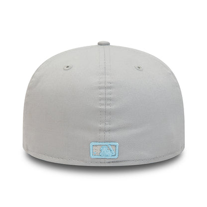 Gorra de béisbol 59FIFTY MLB League Essential I New York Yankees de New Era - Gris Claro-Azul Claro