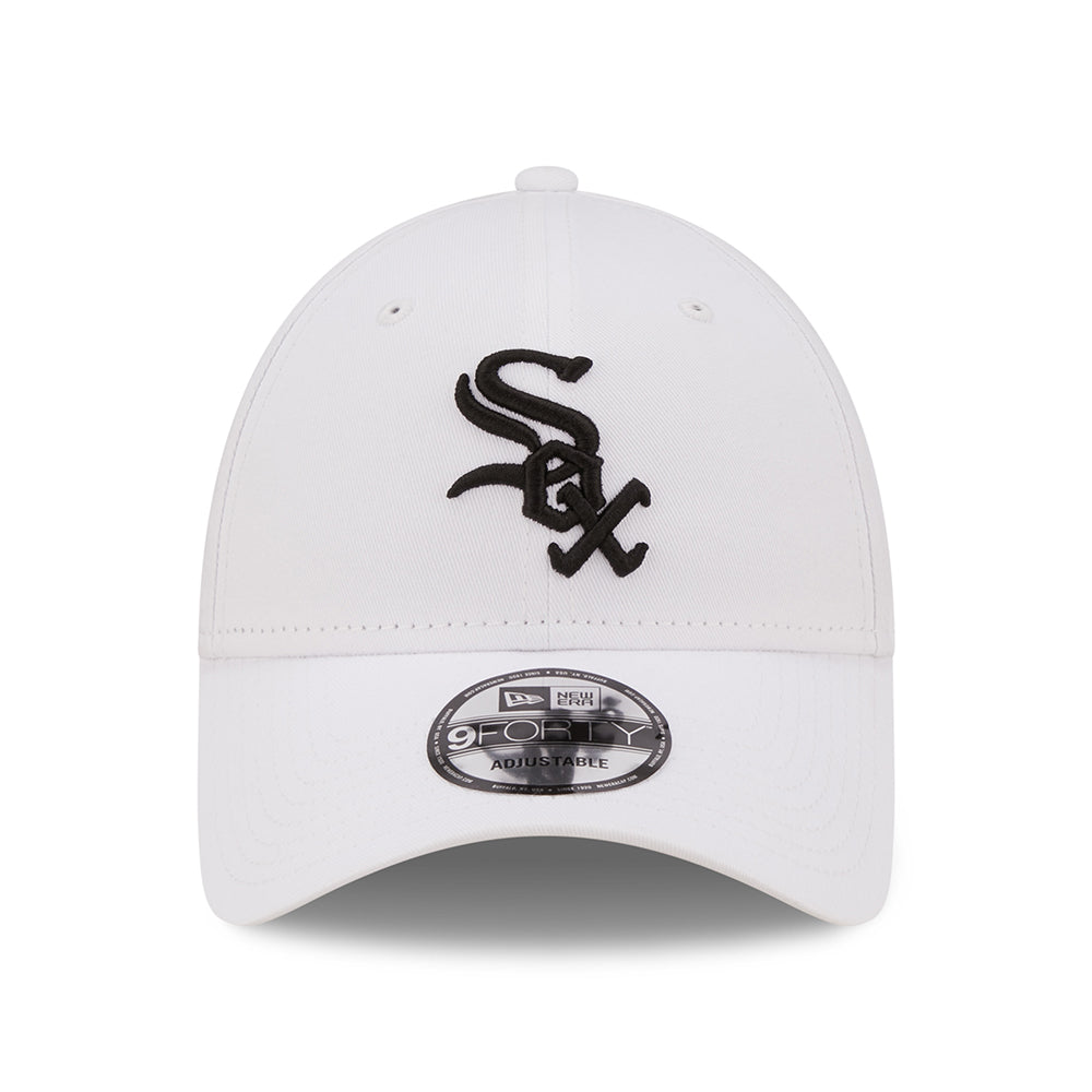 Gorra de béisbol 9FORTY MLB League Essential Chicago White Sox de New Era - Blanco-Negro