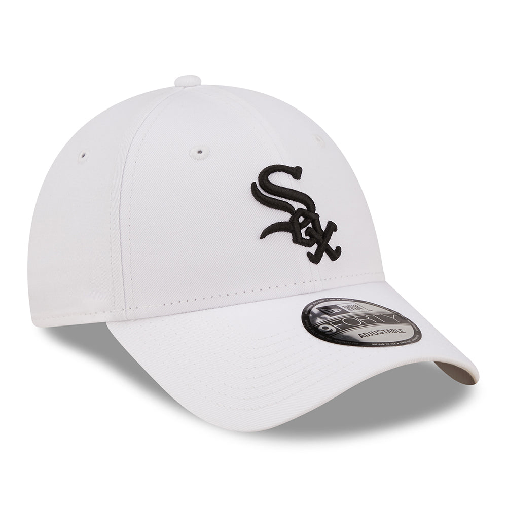Gorra de béisbol 9FORTY MLB League Essential Chicago White Sox de New Era - Blanco-Negro