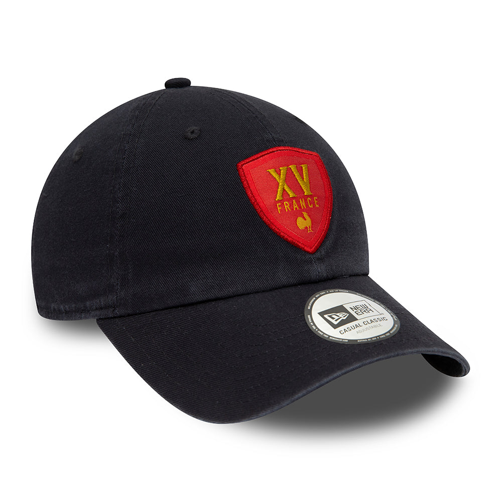 Gorra de béisbol Casual Classic Heritage Federación Francesa de Rugby de New Era - Azul Marino