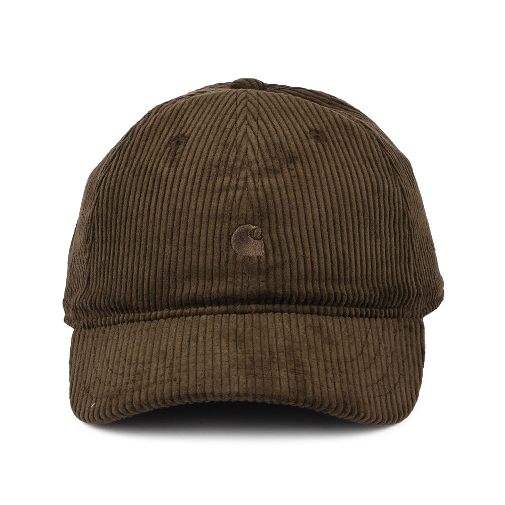 Gorra de béisbol Harlem de pana de Carhartt WIP - Marrón Intenso