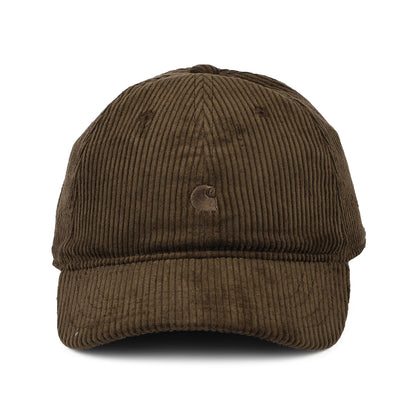 Gorra de béisbol Harlem de pana de Carhartt WIP - Marrón Intenso