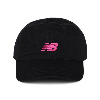 Gorra de béisbol Classic NB visera curvada de New Balance - Negro-Rosa
