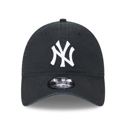 Gorra de béisbol 9TWENTY MLB League Casual de los New York Yankees de New Era - Negro-Blanco