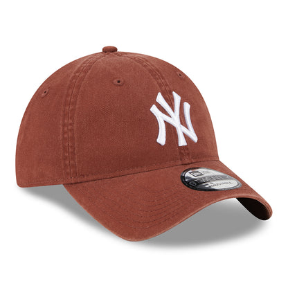 Gorra de béisbol 9TWENTY MLB League Casual de los New York Yankees de New Era - Corteza-Blanco