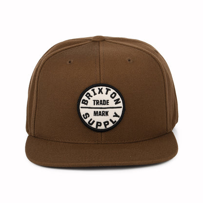 Gorra Snapback Oath III de Brixton - Marrón