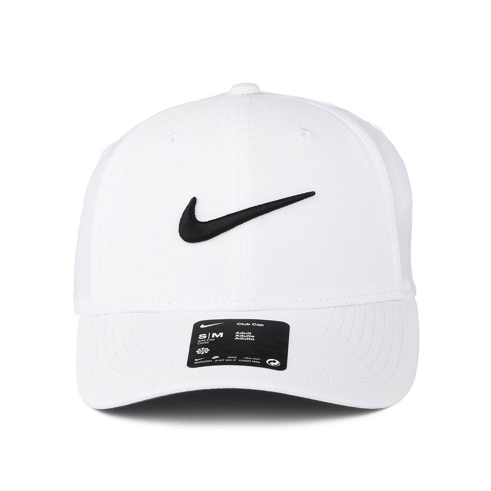 Gorra de béisbol Dri-Fit Estructurada de Nike Golf - Blanco-Negro