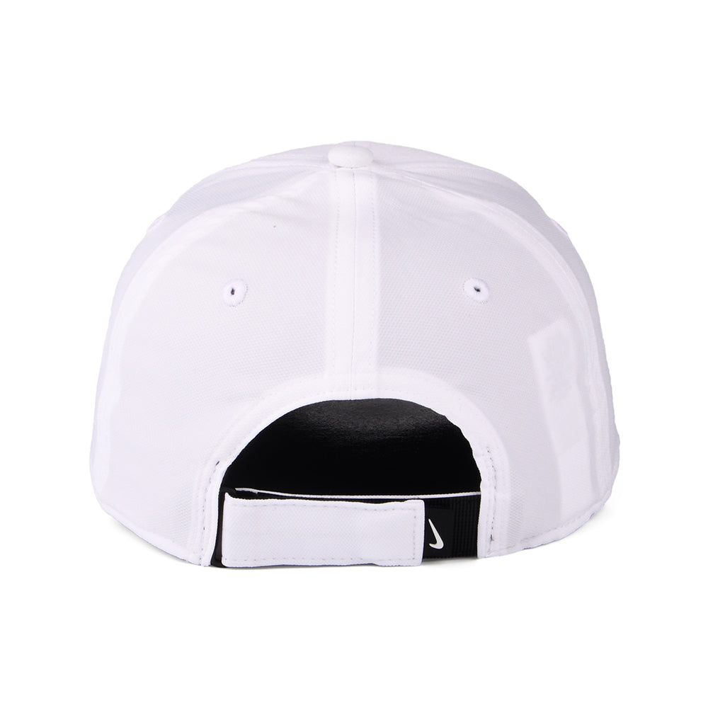 Gorra de béisbol Dri-Fit Estructurada de Nike Golf - Blanco-Negro