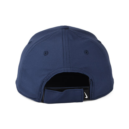 Gorra de béisbol Dri-Fit Estructurada de Nike Golf - Azul Marino-Blanco