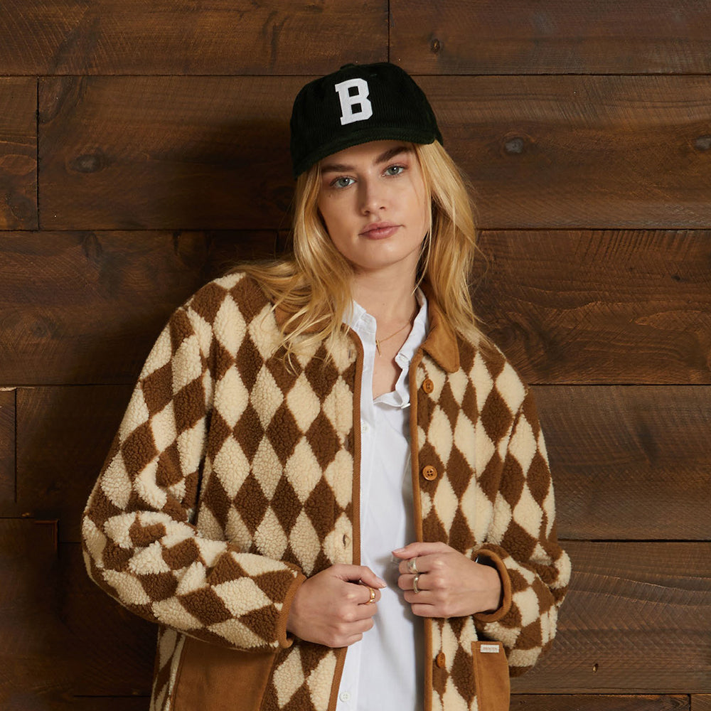 Gorra de béisbol Big B MP de pana de Brixton - Verde