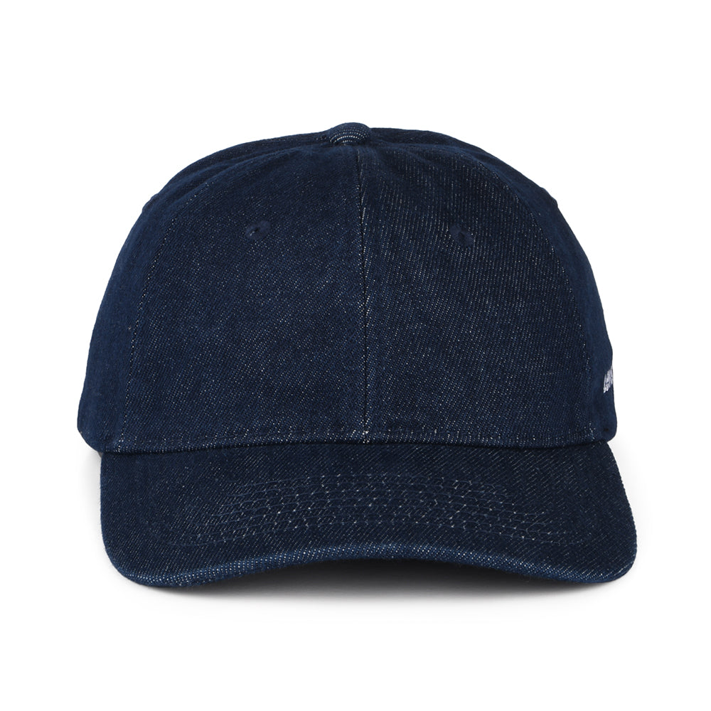 Gorra de béisbol Essential de tejido vaquero de Levi's - Azul Oscuro