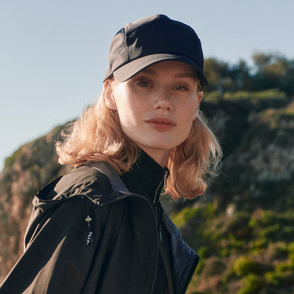 Gorra 5 paneles Airflo reciclado de Tilley - Negro