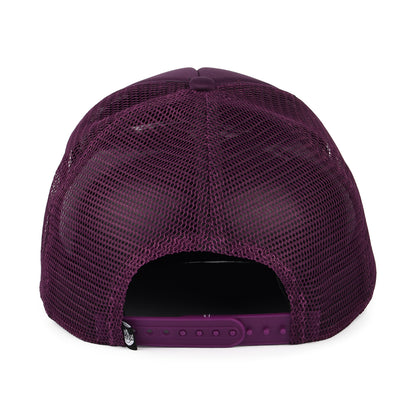 Gorra Trucker TNF Logo ajuste profundo de The North Face - Morado-Grosella Negra